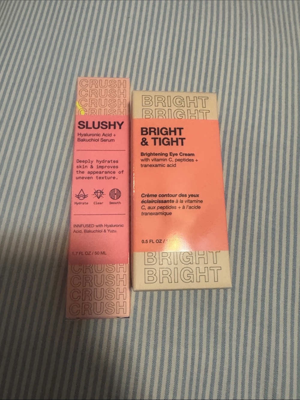 Innbeauty project Slushy Hyaluronic Serum & Bright & Tight Eye Cream duo
